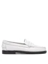 Sebago Classic Dan Pigment Leather Loafers In White