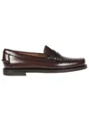 Sebago Classic Dan Penny Loafers In Burgundy