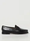 Sebago Moccasin With Hand-sewn Vamp And Rock-inspired Accents In Black