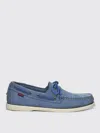 Sebago Calf Suede Classic Boat Shoes In Blue