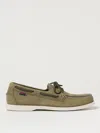 Sebago Portland Flesh Out Boat Shoes In Green