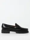 Sebago Moccasin With Hand-sewn Vamp And Rock-inspired Accents In Schwarz