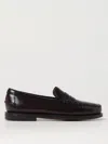 Sebago Black Slip-on Loafers With Lug Sole In ブラウン