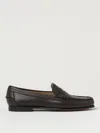 Sebago Leather Moc Stitching Penny Slot Loafers In Brown