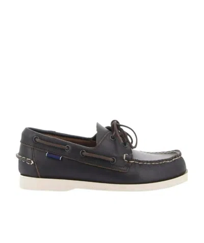 Sebago Logo Business Casual Shoes In Black