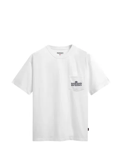 Sebago Logo-print Pocket T-shirt In White