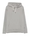 Sebago Relaxed-fit Gray Hoodie With Drawstring In Gray