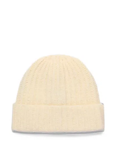 Sebago Lowell Ribbed-knit Beanie Hat In Neutral