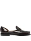 Sebago 'luisa' Loafers In Brown Leather In Brown