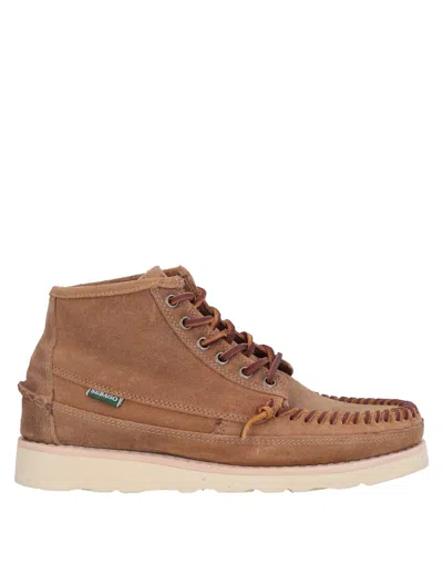Sebago Ankle Boots In Camel