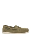 Sebago Docksides Portland Flesh Out Green Suede