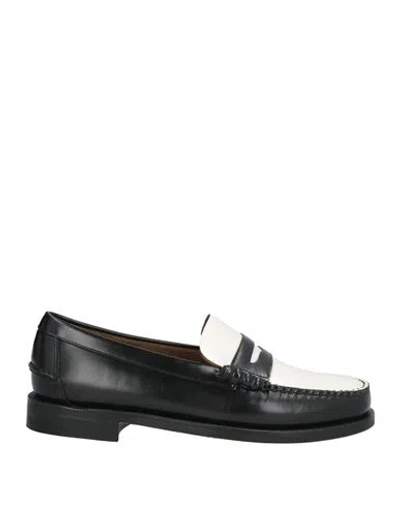 SEBAGO SEBAGO MAN LOAFERS WHITE SIZE 6 LEATHER