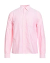 Sebago Man Shirt Pink Size M Cotton