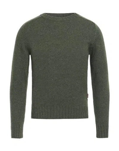 Sebago Man Sweater Military Green Size S Wool