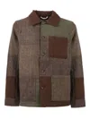 Sebago Medio Dorr Patchwork Jacket In Brown