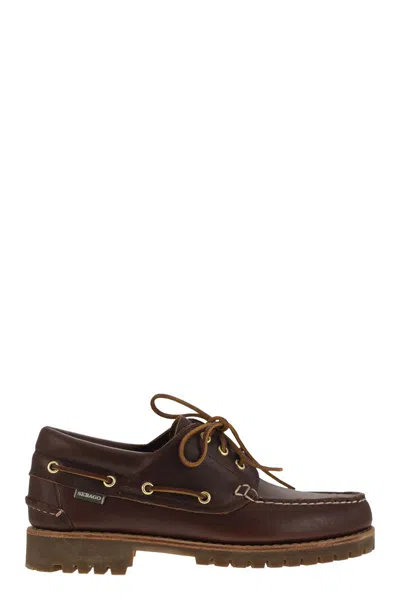 Sebago Men's Acadia Premium - Leather Moccasin Loafer In Brown