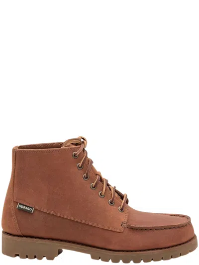 Sebago Men's Leather Boots In Brown