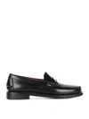 Sebago Man Loafers Burgundy Size 9 Soft Leather In Black