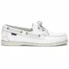 Sebago Docksides Portland Boat Shoes In White