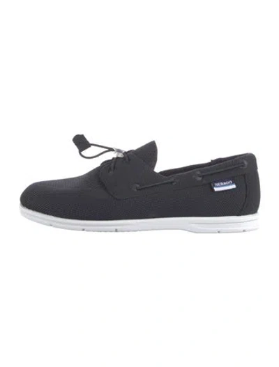 Pre-owned Sebago Mesh Sneakers In Black