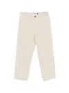 Sebago Milton Harringbone Trousers In Neutral