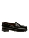 Sebago Penny Slip-on Loafers In Negro