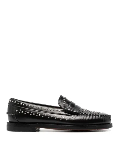 Sebago Black Dan Studs Loafers