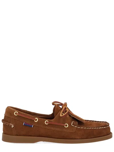 Sebago Mocassino Portland In Burgundy