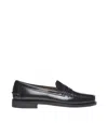 Sebago Dan Bordeaux Pull-on Loafers In Leather Woman In Burgundy