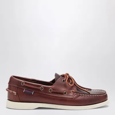 Sebago Moccasin Docksides Portland Waxed Brown