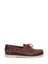 Sebago Brown Leather Docksides Portland Loafers In Brown