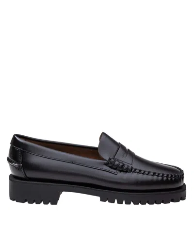 SEBAGO SEBAGO MOCCASIN IN SMOOTH BRUSHED FULL-GRAIN LEATHER