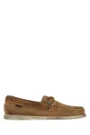 Sebago Suede Stitch Detailing Rubber Sole Loafers In Brown