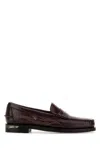 Sebago Chocolate Suede Dan Dallas Loafers In Red
