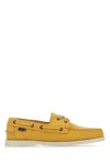 Sebago Polka-dot Leather Boat Shoes In Yellow