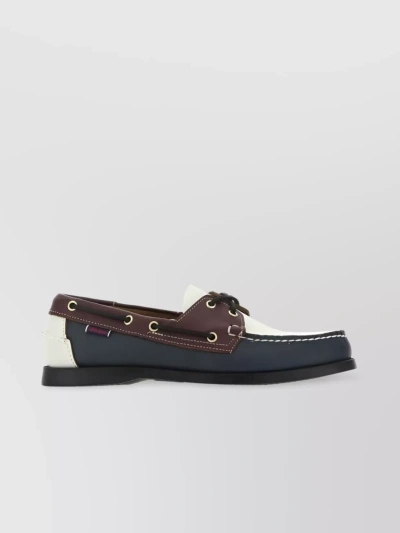 Sebago Modern Two-tone Slip-on Loafers In Grey
