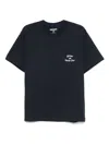 Sebago Black Cotton T-shirt With Print