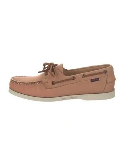 Pre-owned Sebago Nubuck Boat Shoes In Brown