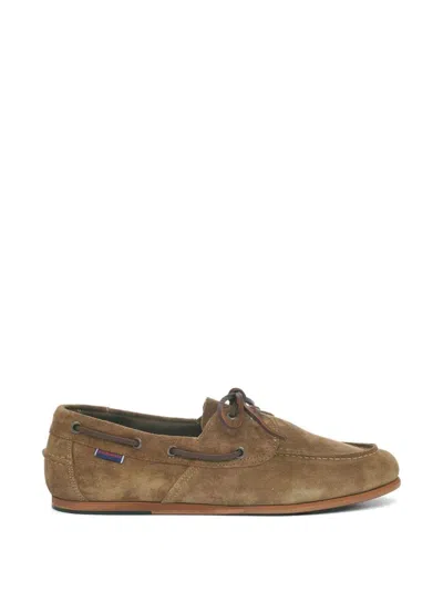 Sebago Owen Suede Loafers Slip On Rubber Sole In Multi