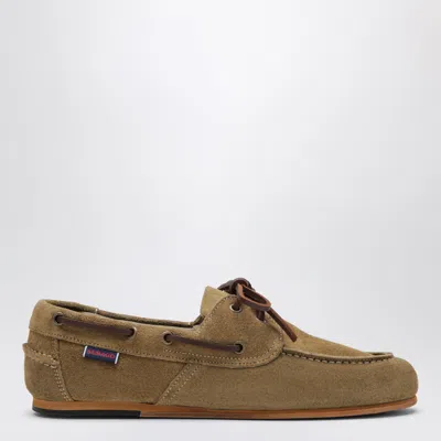 Sebago Owen Brown Taupe Suede Loafers