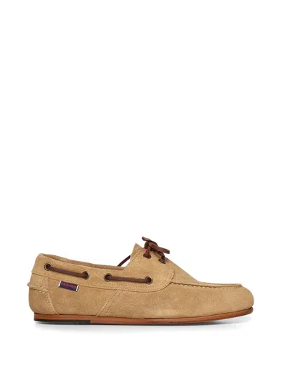 Sebago Owen Suede Boat Loafer Lace Rubber In Multi