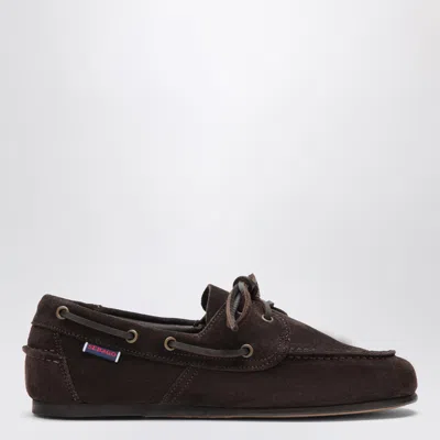 Sebago Owen Mini Suede Boat Shoes In Brown