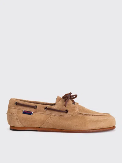 Sebago Owen Suede Boat Shoe In Neutral