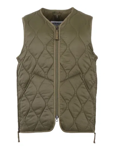 Sebago Padded Vest In Gray