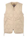Sebago Quilted Diamond-pattern Vest In Brown
