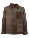 Sebago Medio Dorr Patchwork Jacket In Brown