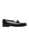 Sebago Classic Dan Loafer Black/white In Black