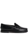 Sebago Dan Bordeaux Pull-on Loafers In Leather Woman In Black