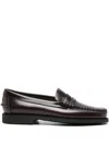 Sebago Penny Leather Loafers In Brown