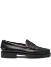Sebago Classic Dan Penny Loafers In Black